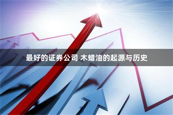 最好的证券公司 木蜡油的起源与历史